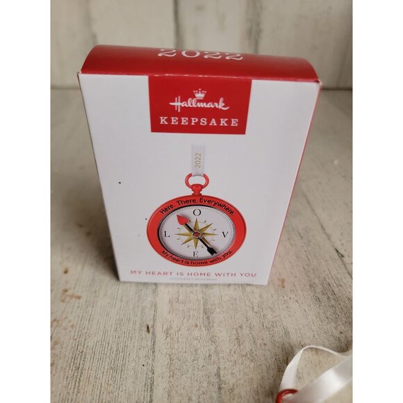 Hallmark my heart is home with you Compass ornament Xmas - Picture 6 of 6